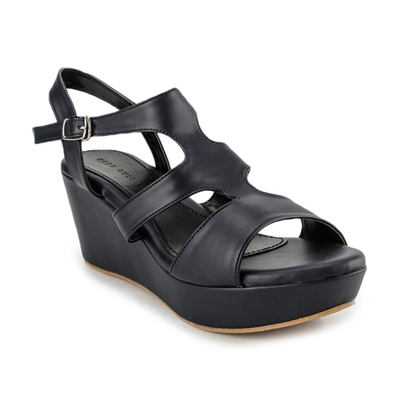 Promo Head Over Heels Juliet Strappy Sepatu Wedges Wanita NAVY