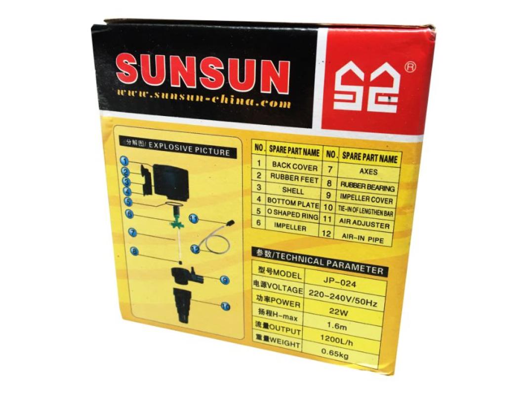 Jual Pompa Celup Hemat Listrik 22w 1200l Jam Sunsun Jp 024 Pompa