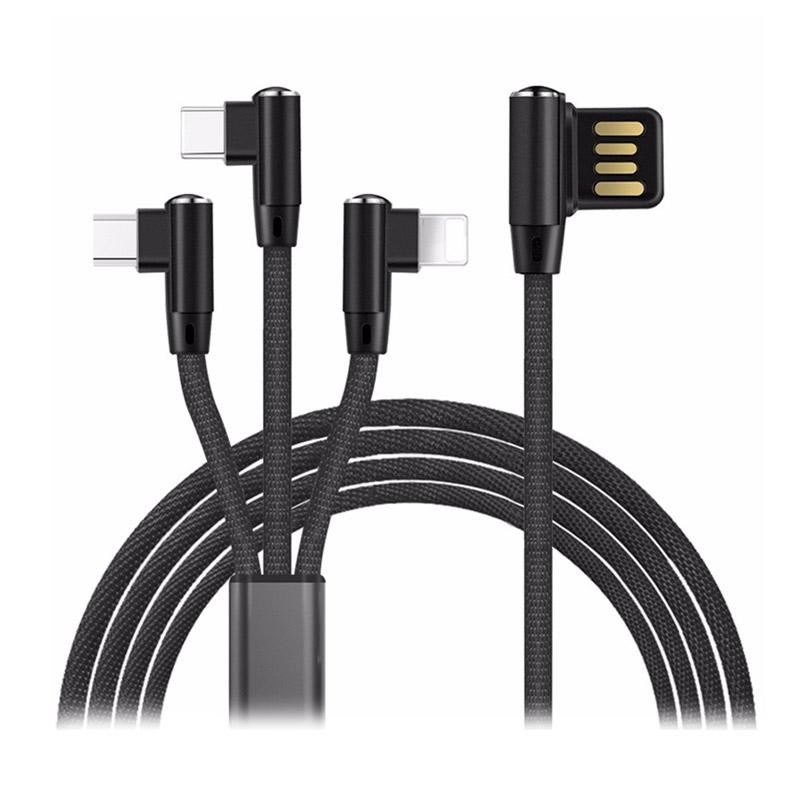 Jual Iit 3 In 1 Charging Cord Multi Function Lightning Micro Usb Type C Charger And Data Transmission Cable 3 1a Online November 2020 Blibli