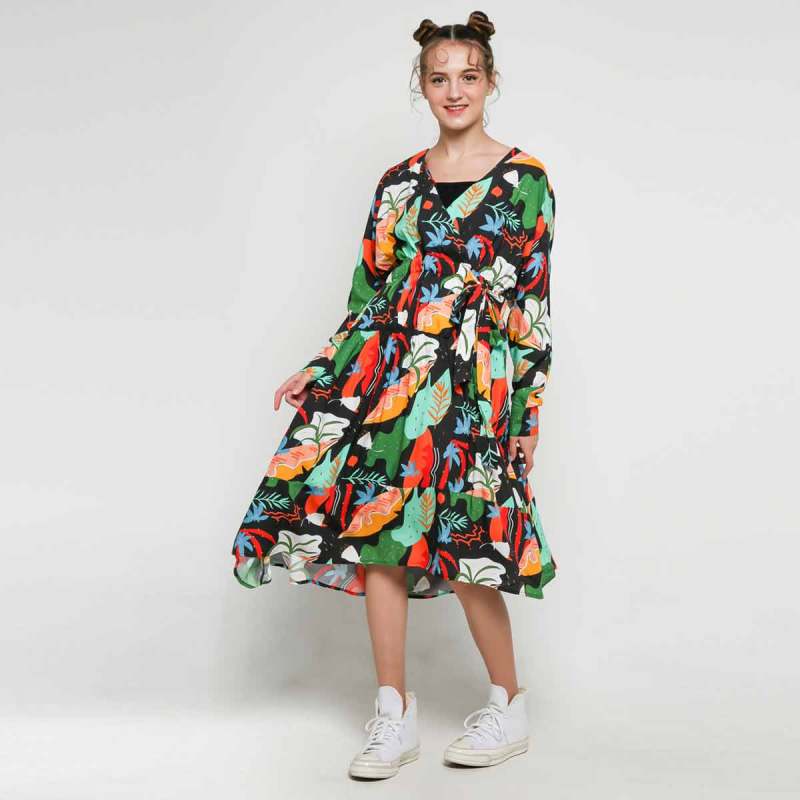 Jual Calla The Label Naomi Dress Wanita - Colorful di Seller ...