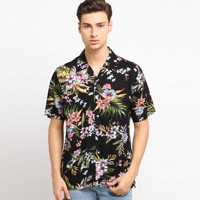 Jual Crow Floral Shirt Kemeja Pria Online Februari 2021 Blibli