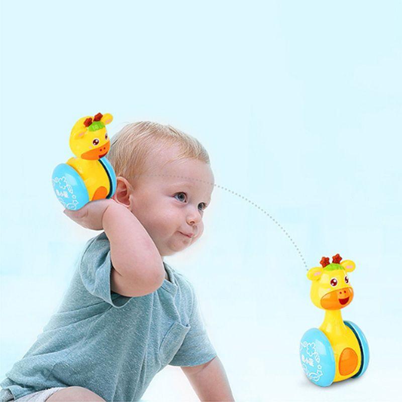 h ikea baby rattles tumbler doll toys sweet bell music roly poly learning education toys