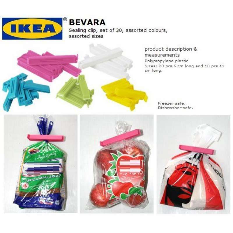 Jual Ikea Bevara Penjepit Plastik 30 Pcs Online September 2020 Blibli Com