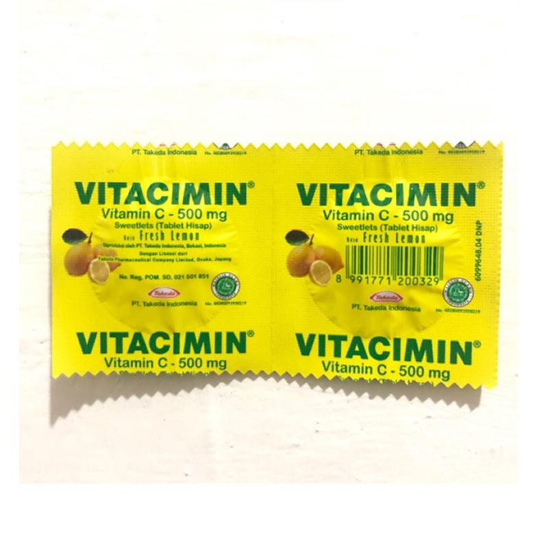 Jual Vitacimin Rasa Lemon Vitamin C Isi 2 Tablet Online November 2020 Blibli