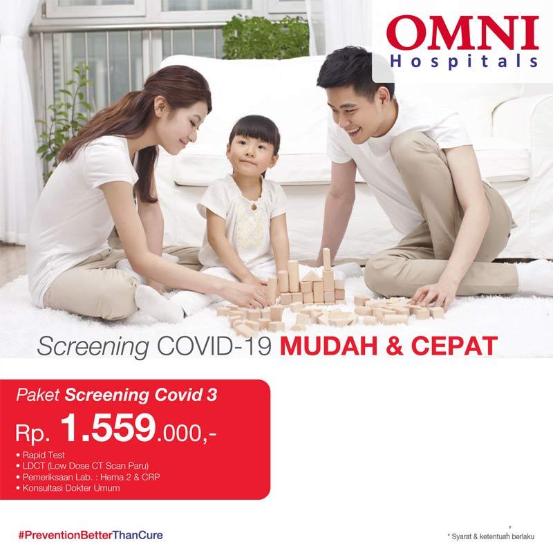 Jual Omni Hospital Pulomas Paket Pemeriksaan Covid 3 Online Januari 2021 Blibli