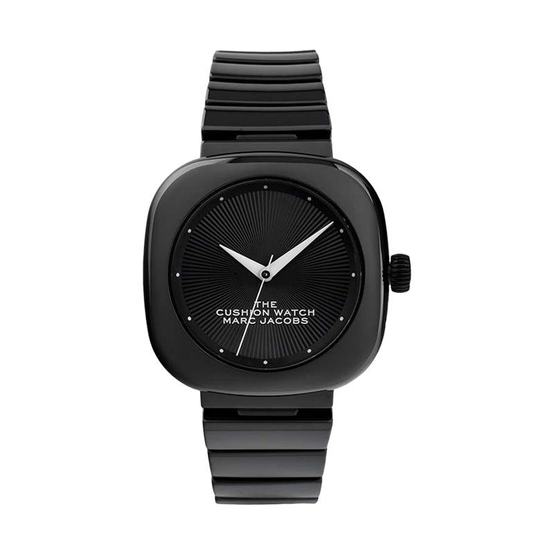 Jual Marc Jacobs The Cushion Watch MJ0120184713 Ladies Black Dial