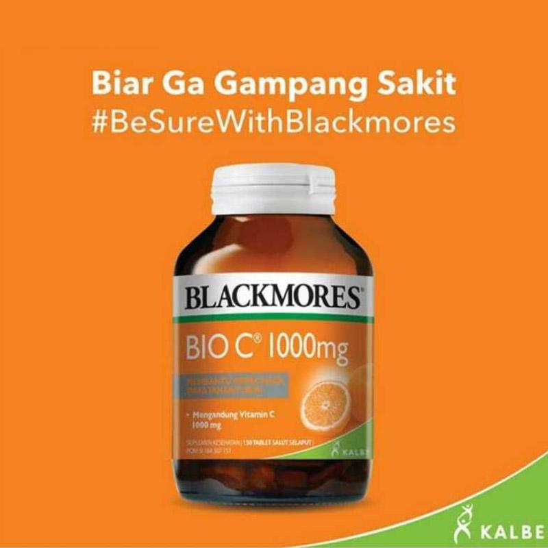 Jual Blackmores Bio C 1000mg Suplemen 150 Tablets Online April 21 Blibli