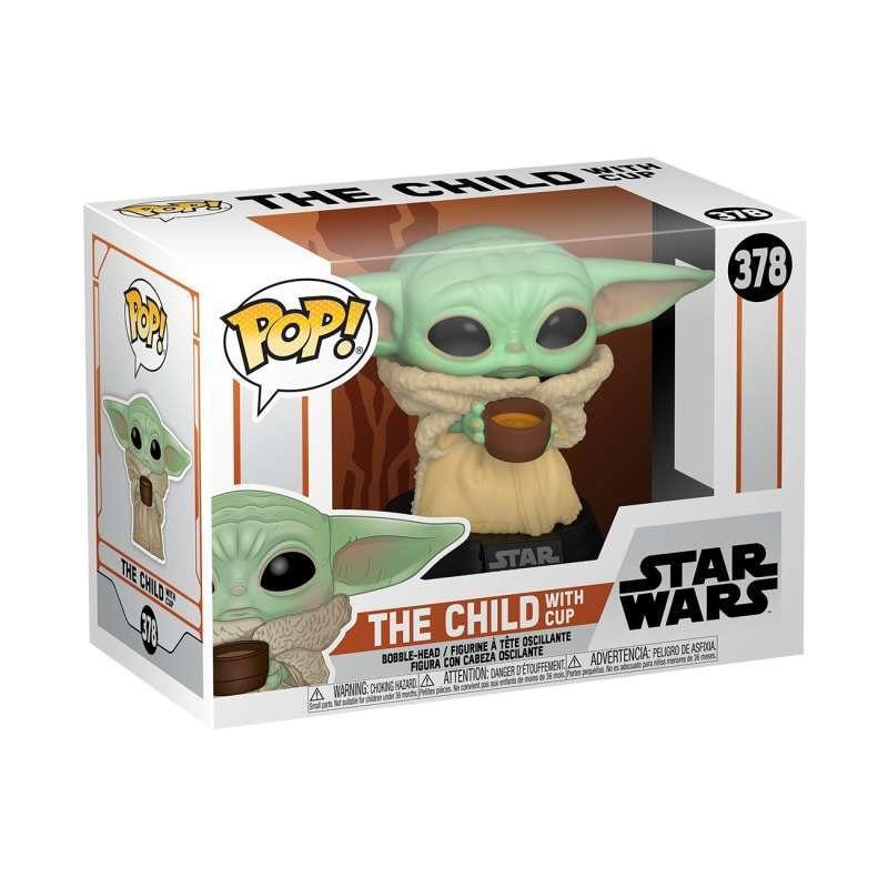 Jual Funko Pop Star Wars The Mandalorian The Child With Cup 378 Action Figure Online Januari 2021 Blibli