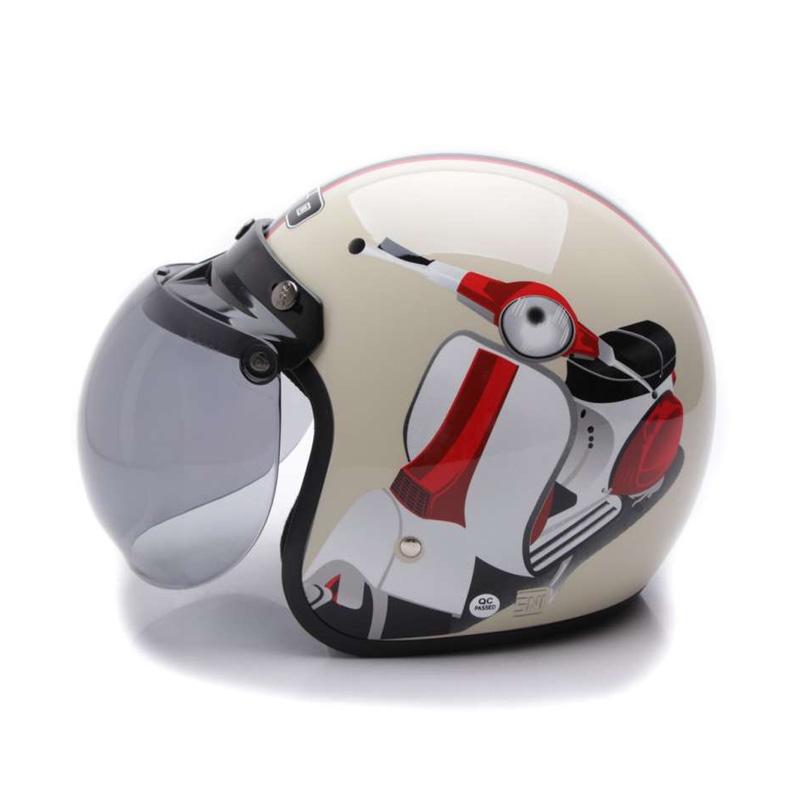 Helm vespa retro hotsell