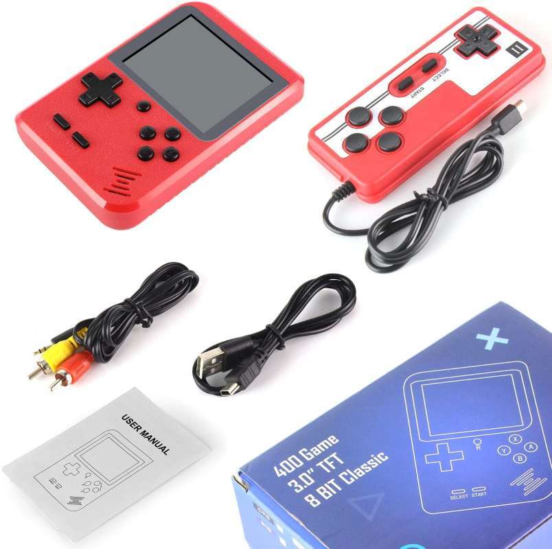 Jual Handheld Game Console Retro Mini Game Player With 400 Classical Fc Games 2 8 Inch Color Screen Support For Connecting Tv Two Players Online Desember 2020 Blibli