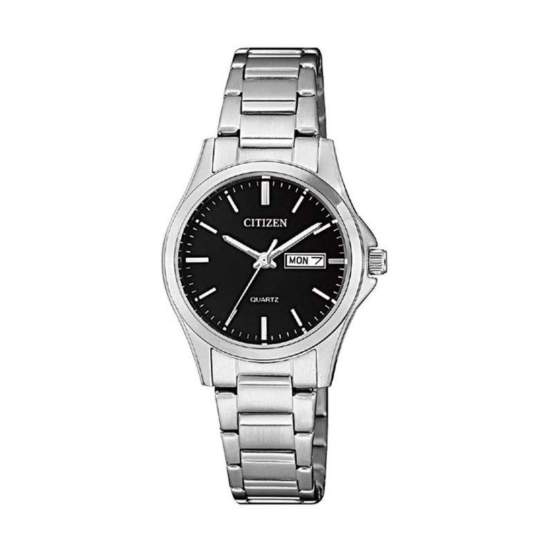 Jual Citizen Analog Quartz Watch Eq0591 81eb Black Dial With Silver Steel Strap Jam Tangan Wanita Di Seller Balabo Pekayon Kota Jakarta Timur Blibli