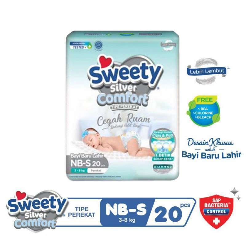 Sweety discount diapers newborn