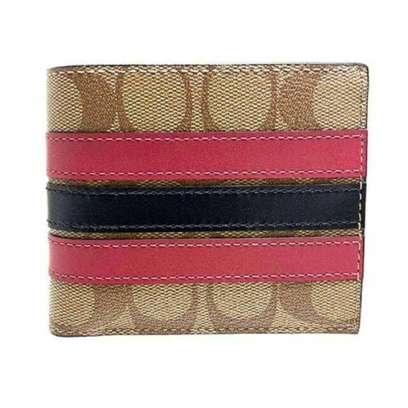 Jual Coach Men Boxed Signature Billfold Varsity Wallet Tan Online November 2020 Blibli Com