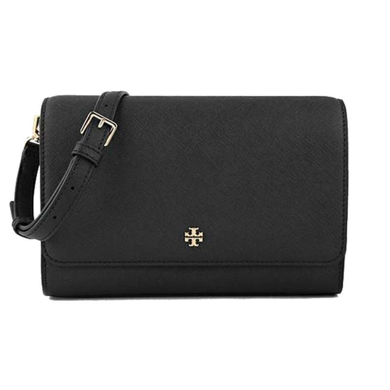 Jual Tory Burch Emerson Combo Crossbody Bag Black di Seller voila
