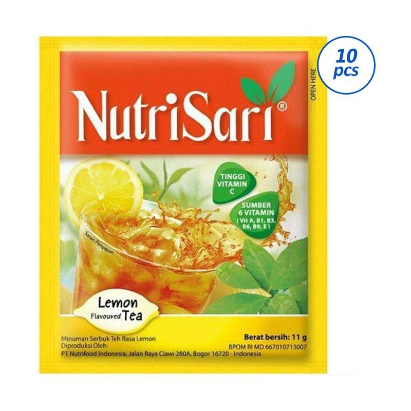Jual Nutrisari Lemon Tea Minuman Bubuk 10 Sachet Online Oktober 2020 Blibli Com