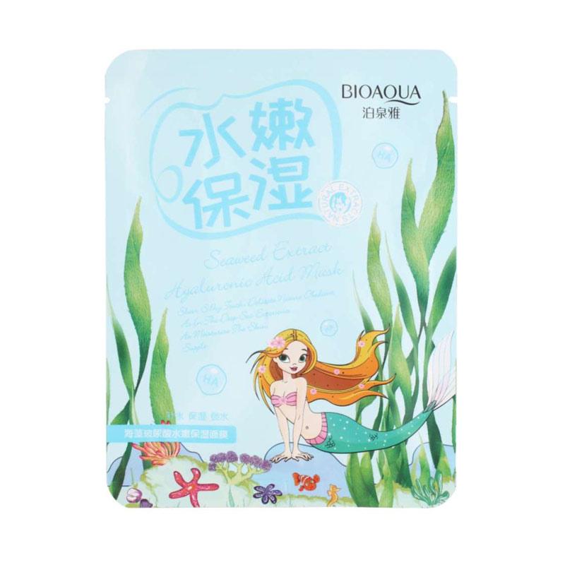 Jual Bioaqua Natural Extract Mask Seaweed Masker Wajah 30g Original Online Desember 2020 Blibli