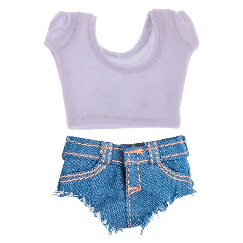 Jual 1 6 Female Hot Girl Short Jeans Crop Top T Shirt For 12 Inch Action Figure Online November 2020 Blibli