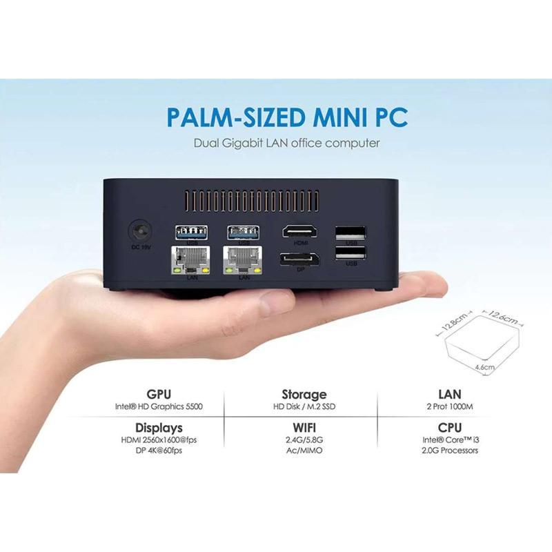 beelink l55 intel broadwell mini pc processor i3 5005u 8gb 512gb