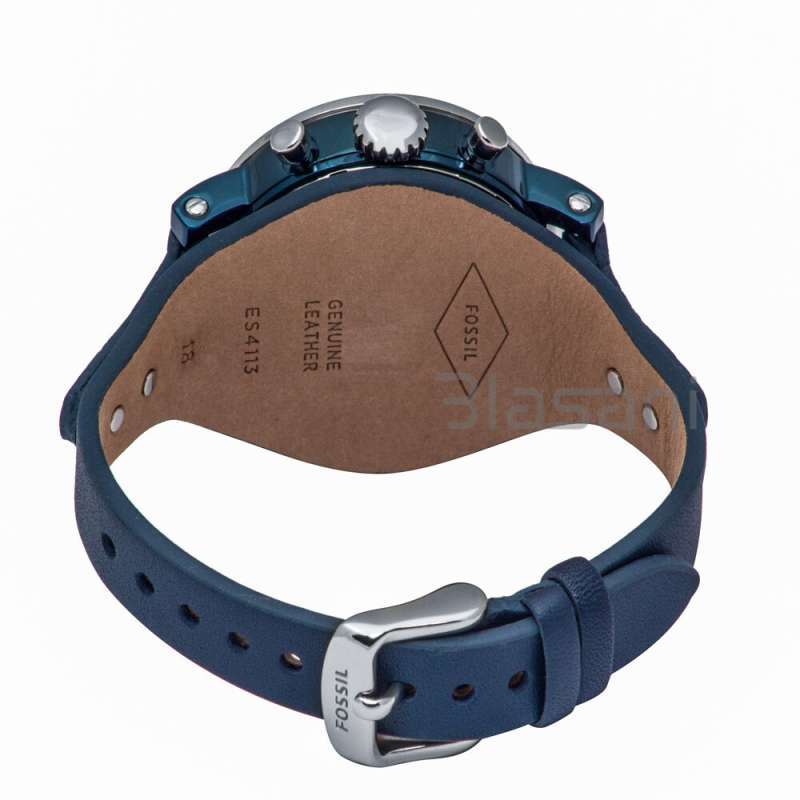 Jual Jam Tangan Wanita Fossil Es4113 Quartz Fashion Wanita Blue Colour Pu Leather Strap Waterproof Original Branded Quality Online Januari 2021 Blibli
