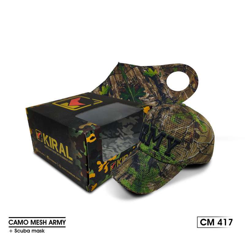 Jual Kiral Original Cap Camomesh Topi Loreng Army Beli 2 Gratis 1 Gratis Masker Scuba Semotif Online September 2020 Blibli Com