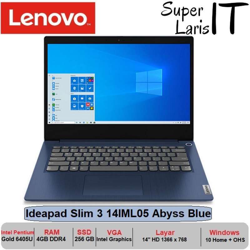Jual Laptop Lenovo Ideapad Slim 3 14iml05 Resmi Online November 2020 Blibli