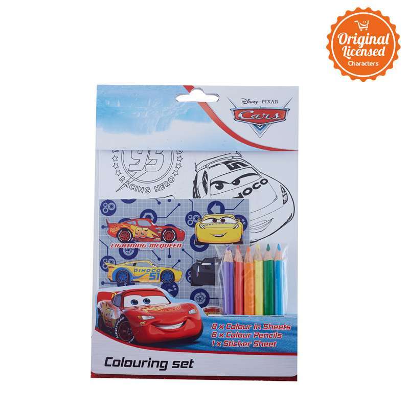 Jual Character Land Disney Cars Coloring Set Perlengkapan Menggambar Terbaru Juli 2021 Blibli