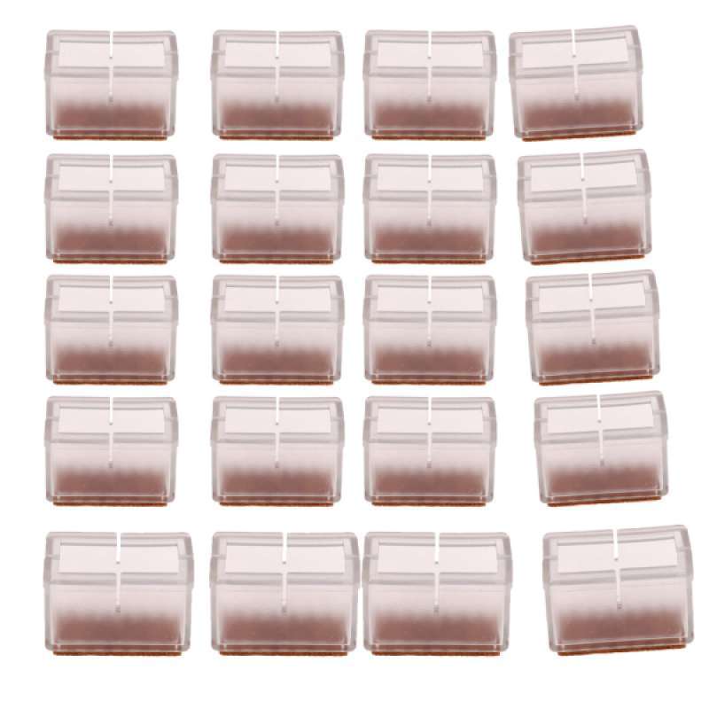 10x Furniture Table Chair Leg Felt Floor Protectors Felt Feet Pad Skid Glide JG 