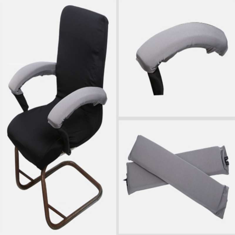 Jual 1 Pair Chair Armrest Cover Zipper Elastic Office Chair Arm Cover Protector Online Oktober 2020 Blibli Com