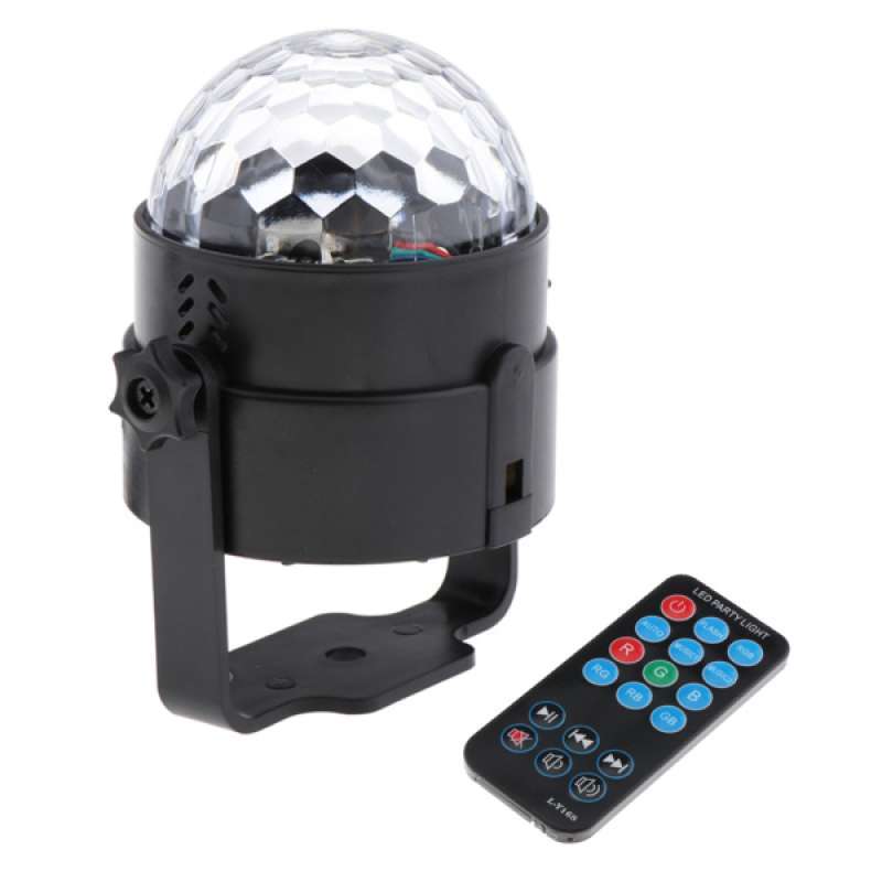 remote control rgb rainbow stage light led magic ball lamp for disco club