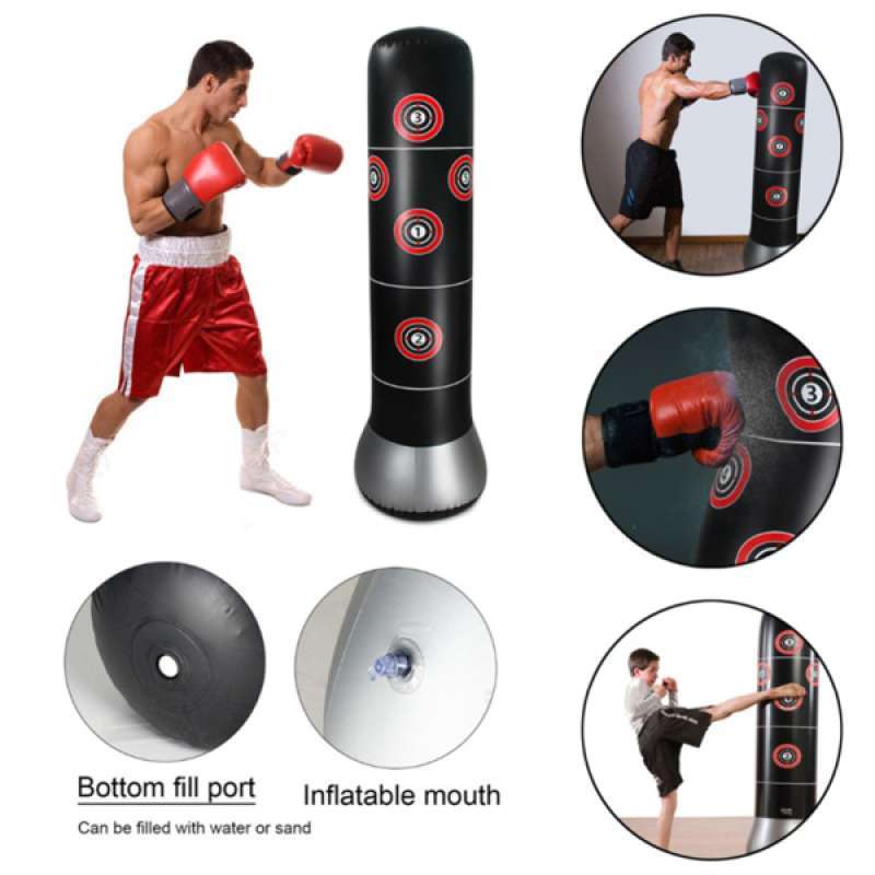 Jual Kids Adults Fitness Training Inflatable Punch Tower Workout Bag Freestanding Online Oktober 2020 Blibli Com
