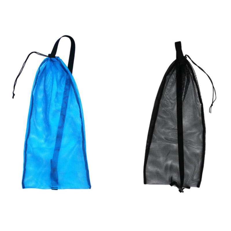 2pcs Scuba Diving Snorkel Swimming Fins Flippers Storage Carry Mesh Bag 