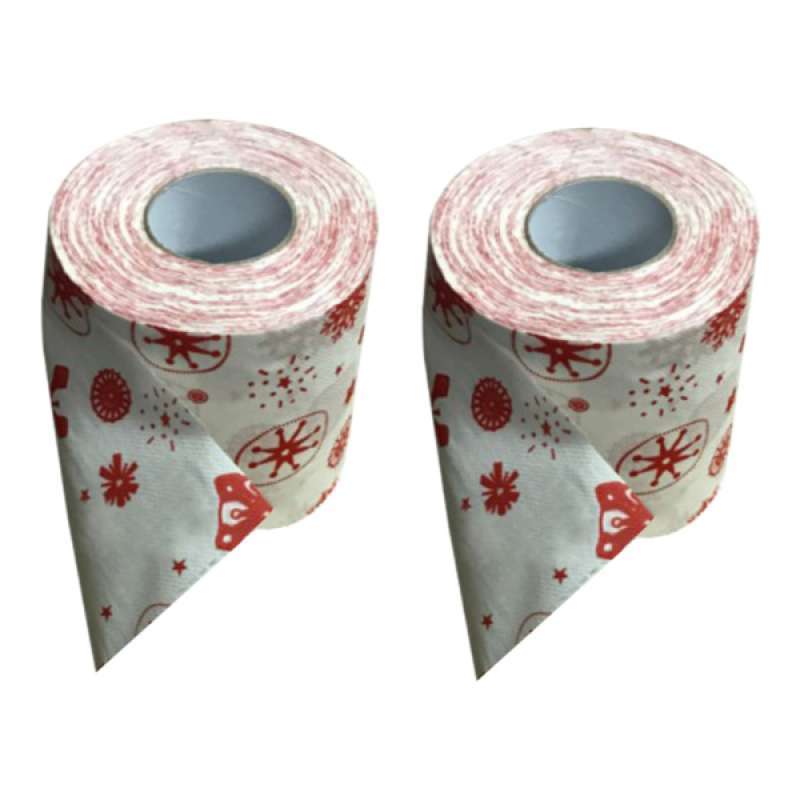 Jual 2 Roll Of Christmas Toilet Paper Santa Claus 250 Sheets Per Roll Funny Christmas Party Decoration Novelty Joke Humor Gag 10 X 10cm Snowflake Online November 2020 Blibli Com