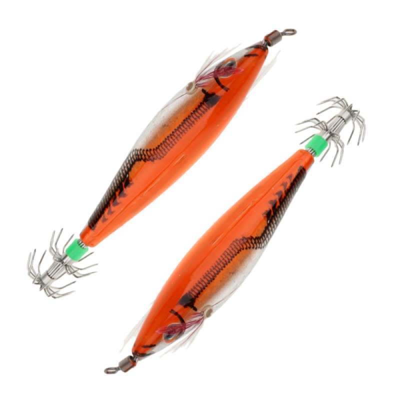 Jual 2 X Squid Jig Hook Lure Saltwater Fishing Lures Orange Terbaru Juli 2021 Blibli