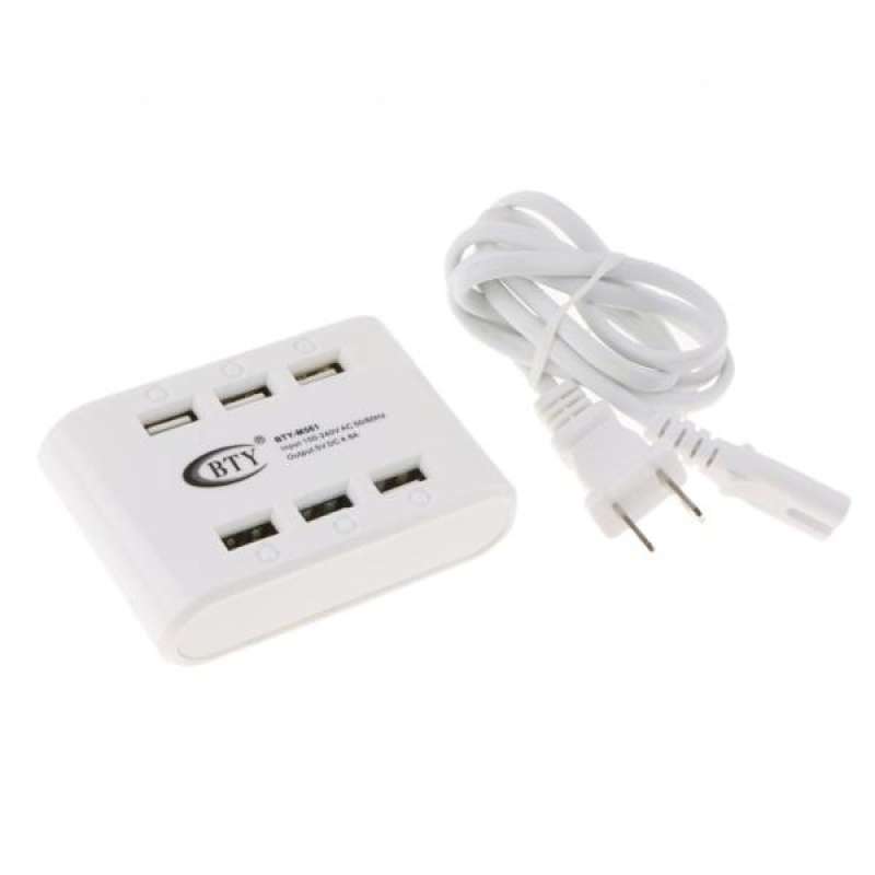Jual 6 Ports Usb Charger Fast Charger Charging Station For Phone Ipad Camera Online Desember 2020 Blibli