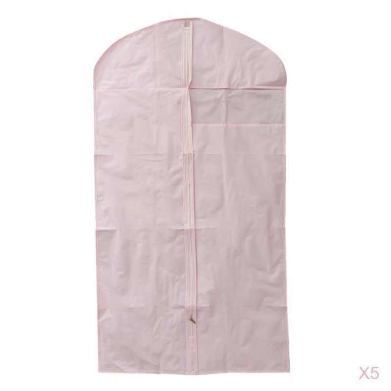 Promo 5Pcs Pink 60X130cm Garment Bag 