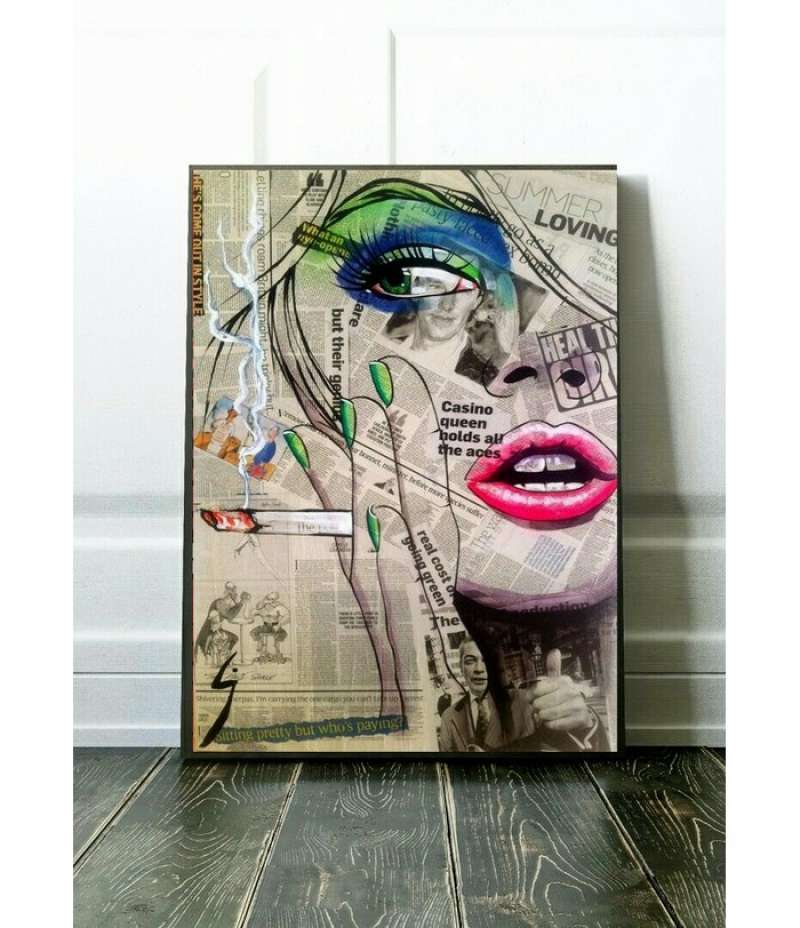 Jual Hiasan Dinding Wall Decor Kayu Ukuran 210x297mm Tema Pop Art Online November 2020 Blibli Com