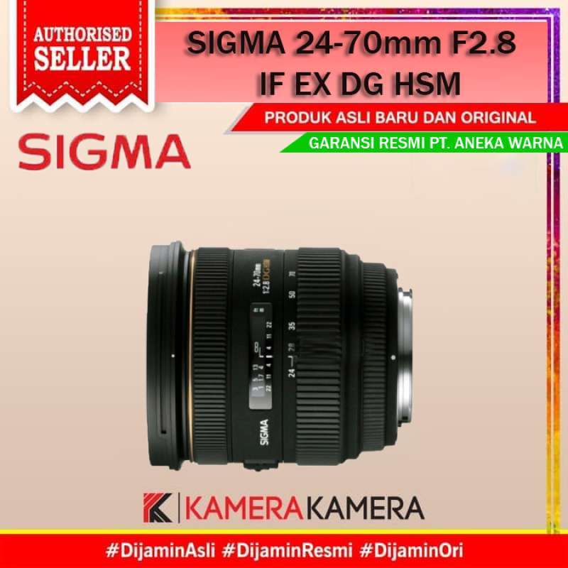 kamerakamera lensa sigma 24 70mm f2 8 if ex dg hsm for canon sony