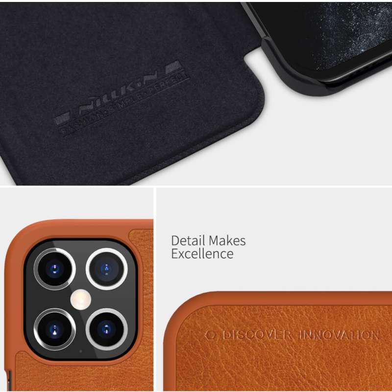 Jual Nillkin Flip Case Qin Leather Case Apple Iphone 12 Pro Max 6 7 Online Oktober 2020 Blibli Com