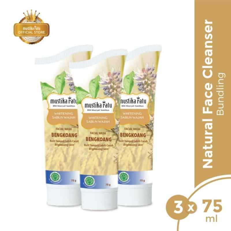 Jual Mustika Ratu Whitening Sabun Wajah Bengkoang Bundle 3 Pcs Online Desember 2020 Blibli