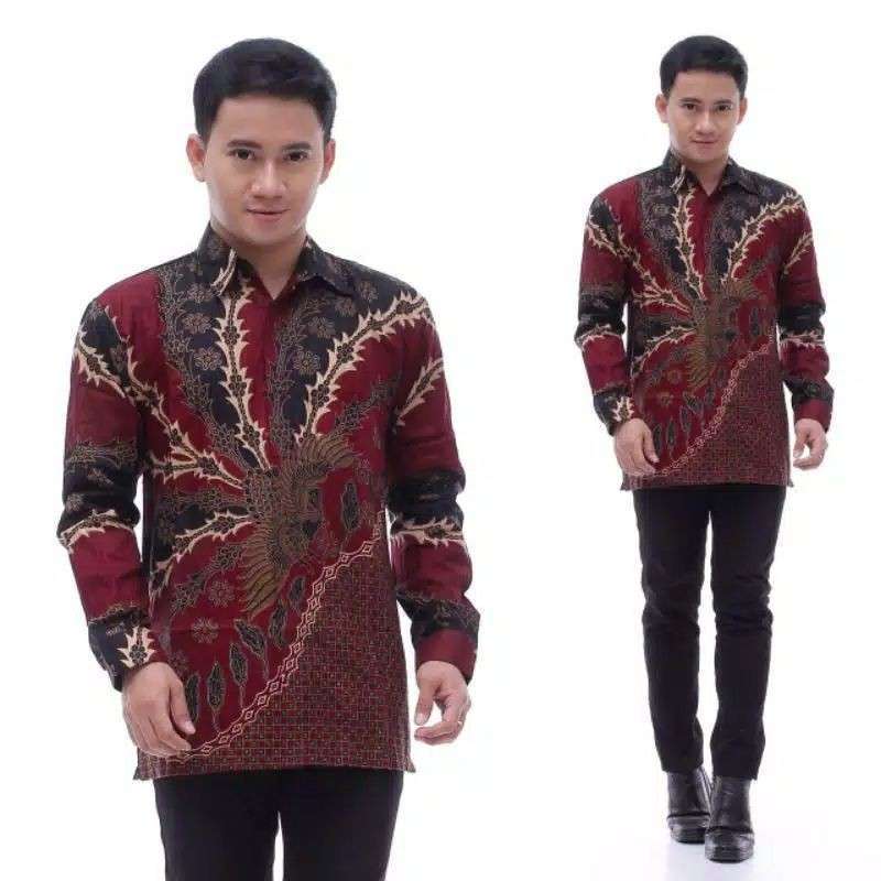 Jual Elshofa Lembahyung Modern Lengan Panjang Kemeja Batik Pria Terbaru Juni 2021 Blibli