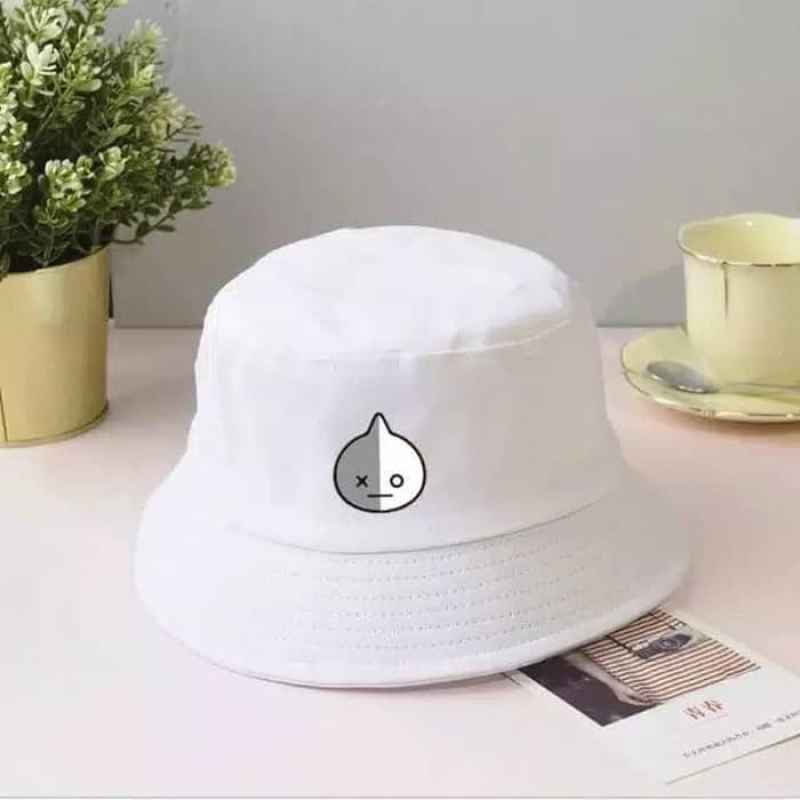 Jual Topi bucket BTS BT21 Korea K-Pop 