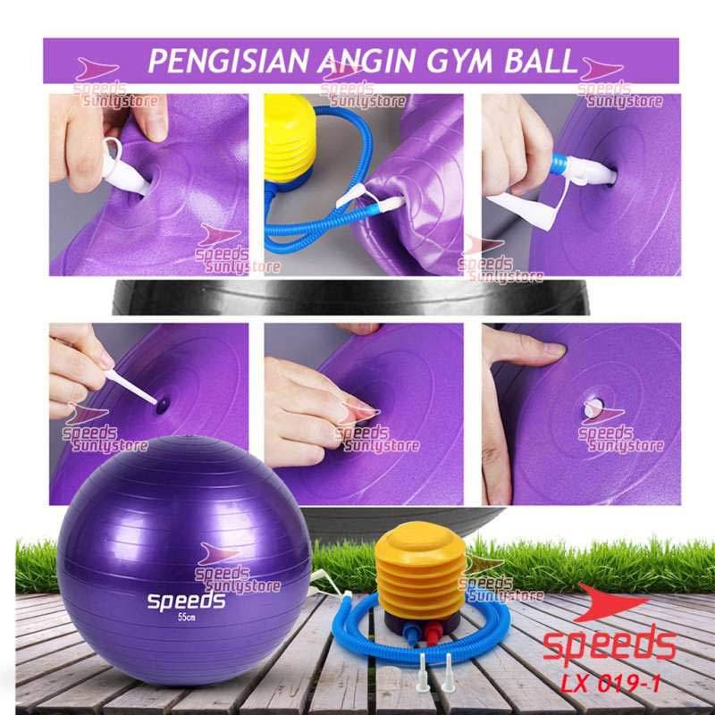 Jual Gymball fitness Bola yoga alat olahraga Gym ball 55cm 65cm