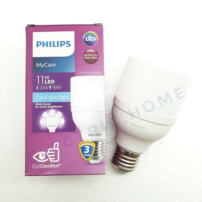 Philips My Care Led Bright Bohlam Philips 11w 11 Watt Terbaru Agustus 2021 Harga Murah Kualitas Terjamin Blibli