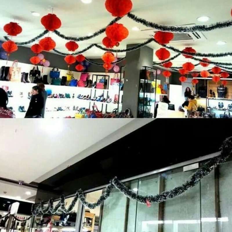 Dekorasi Natal Untuk Kantor Jual Slinger Hiasan Rumbai Natal 2 Meter Dekorasi Ruangan Rumah Kantor di Seller Red Shop IDN - Kota Tangerang, Banten | Blibli