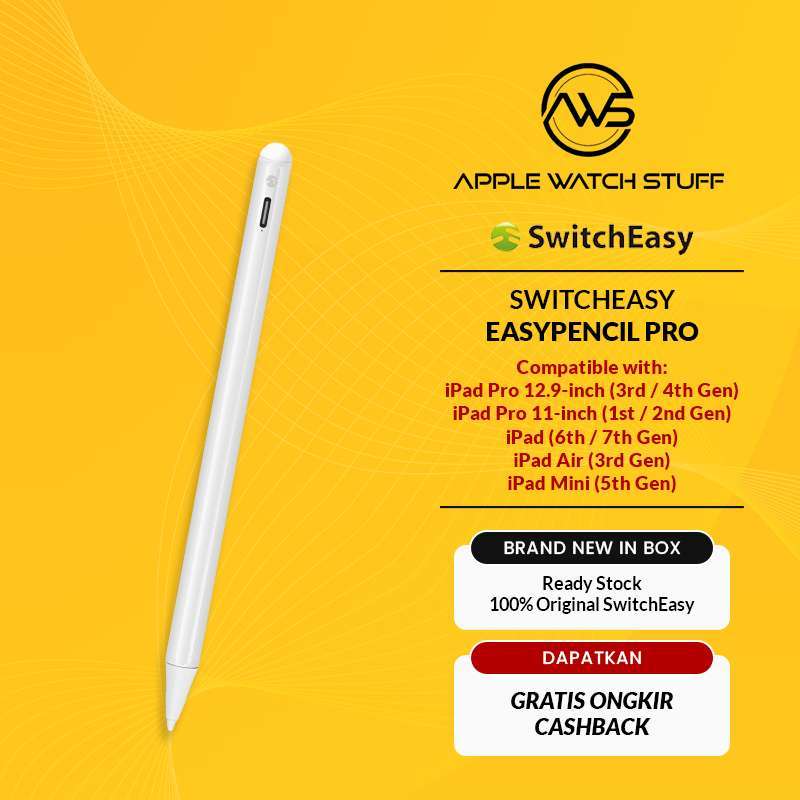 Jual Switcheasy Easy Pencil Pro Smart Stylus Pen For Ipad Online Oktober 2020 Blibli Com