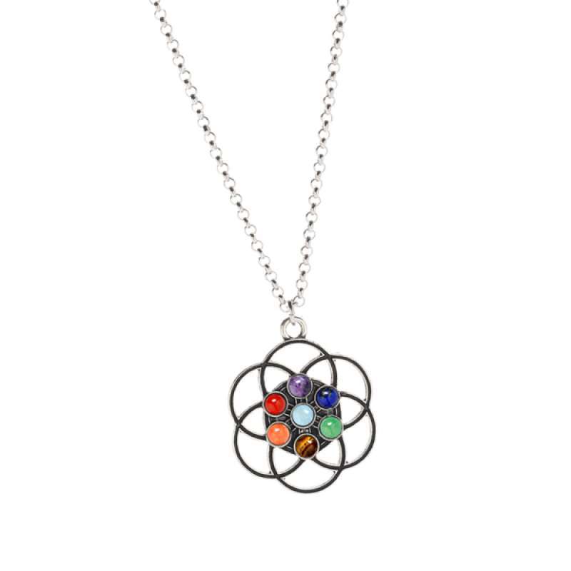 Round Energy Of Life Pendant Necklace 