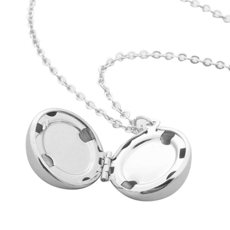 Picture Message Locket Pendant Necklace 