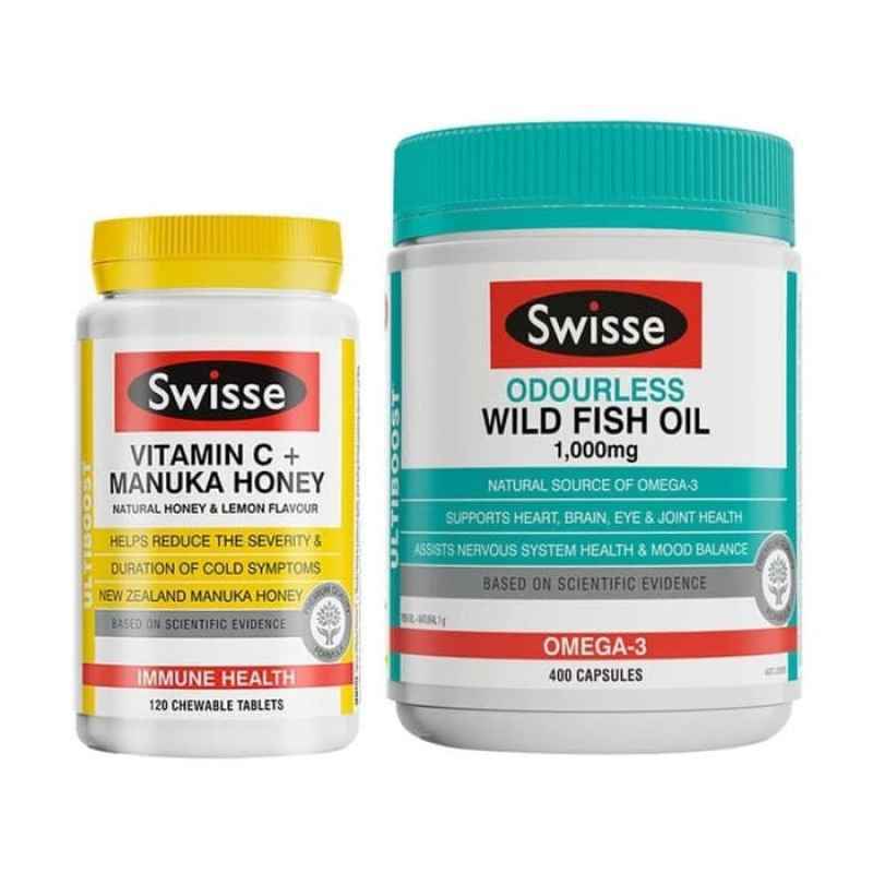 Jual Swisse Vitamin C Manuka Honey 120 Tablet Swisse Odourless Wild Fish Oil 1000mg 400 Kapsul Online November 2020 Blibli Com