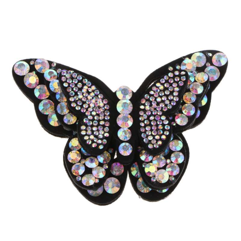 Download Jual Diy 3d Butterfly Rhinestone Sew Iron On Patch Appliques For Clothes Bag Hat Terbaru Juli 2021 Blibli