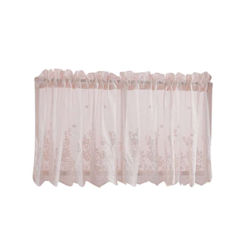 Jual Rod Pocket Sheer Lace Tier Curtains Or Valance Cafe Kitchen Window Curtains Online Oktober 2020 Blibli Com